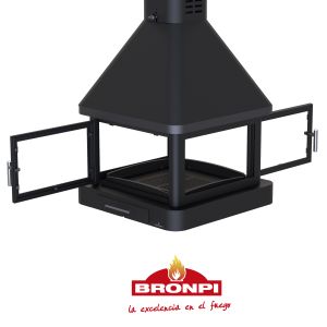 Bronpi HUELVA C - Hängender Holzkamin - kaminofenexpert.at